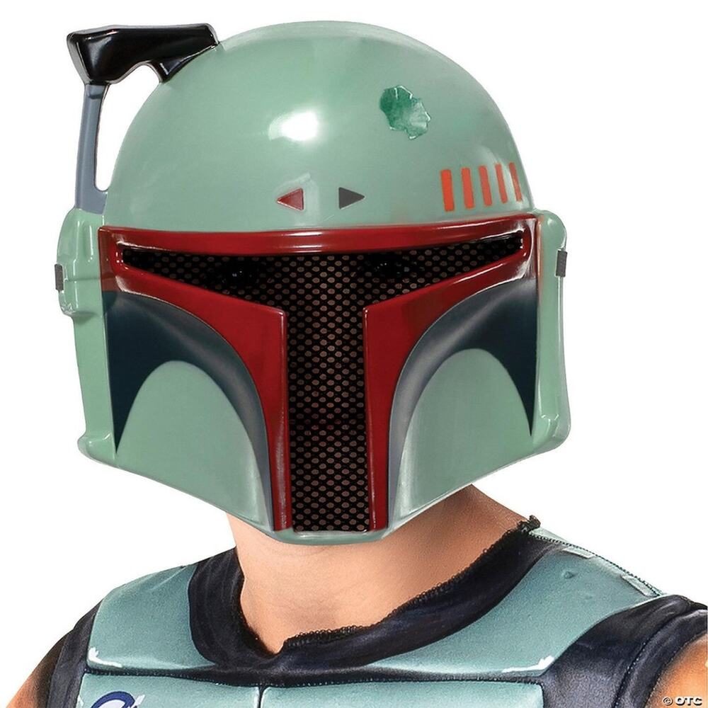 CHILD STAR WARS CLONE BOBA FETT FACE MASK HALLOWEEN COSTUME NEW